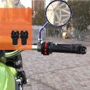 2 SZT. ЧОРНІ АЛЮМІНІЄВІ НАКЛАДКИ NA КЕРМА МОТОЦИКЛА СТІЙКИ I ПРАКТИЧНІ  фото 12
