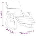 VIDAXL SEAT BUJANY TAUPE TEKSTYLIA  photo 8
