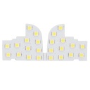 3 ШТУК КОМПЛЕКТ 48SMD 39LEDS ЛАМПОЧКА DO CZYTANIA САЛОНА АВТОМОБИЛЯ 12V RA  фото 8