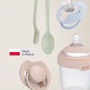 Пляшечка для годування LOVI Mammafeel 330мл з динамічною соскою 6м+