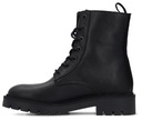 Calvin Klein topánky Combat Mid Laceup Boot čierna 37 Originálny obal od výrobcu škatuľa