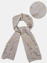 ШАРФ ЖЕНСКИЙ ВЕСЕННИЙ ШАРФ С КОШКАМИ, серый