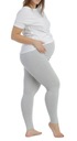 Legginsy ciążowe z panelem getry XXL SZARE Waga produktu z opakowaniem jednostkowym 1 kg