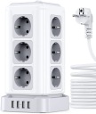 СТОЯЩИЙ РАЗЪЕМ ПИТАНИЯ 12 ВХОДОВ 4XUSB КАБЕЛЬ 5М