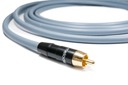 Сабвуферный кабель Melodika MDSW30G (RCA-RCA) Оружейный металл - 3м