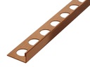 МАТОВАЯ МЕДНАЯ КРОМКА для плитки толщиной 12,5 мм
