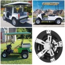 4PCS GOLF CART WHEEL CAP 10IN ЗАХИСНІ ZADRAPANIE. KKMOON 47  (17954469896) фото min 6