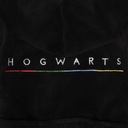 Čierny chlapčenský župan Hogwarts 128-134 cm Prevažujúcy materiál polyester
