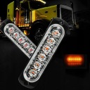 STROBOSCOPE ORANGE COLOR BEAM LED BEAM 12V 24V 4 MODULES LAFETTE 4 PARTIES  photo 13