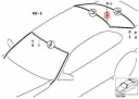 BMW E36 COUPÉ AVANT WINDSHIELD MOULDING TRIM SEAL 1977607 51311977607photo 10