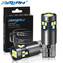 2шт W5W LED T10 Светодиодная лампа 168 194 Canbus Nor Error 18SMD 3030 Автомобильный сигнал