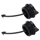2 PCS BOUCHON DE VIDANGE OVALE NOIR VERS SEA-DOO SPARK 900photo 15