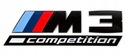 BMW G80 M3 COMPETITION EMBLEM SIGN BLACK 