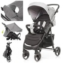 Коляска 4Baby RAPID | Меланж L/СЕРЫЙ