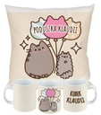 НАБОР ПОДУШЕК PUSHEEN CAT ПОДУШКА + ПОДАРОК ​​НА ИМЕНИ Hello Kitty