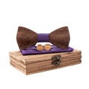 ЗАПОНКИ ДЛЯ РУБАШКИ С БАНТОМ И КВАДРАТОМ Модный подарок