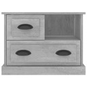 vidaXL Nočný stolík, sivý betón, 60x39x45 cm Farba prednej časti sivá