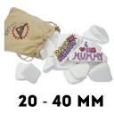 КАМНИ ДЛЯ КРАСКИ, ПЛОСКИЕ, МАЛЕНЬКИЕ, БЕЛЫЕ, БЕЛАЯ ГАЛЬКА, Размер: Маленький, 2-4 см.