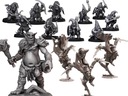 Набор фигурок гоблинов-монстров D&D Pathfinder RPG