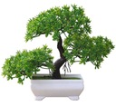 BONSAI TREE SR2 цветочный горшок с искусственными цветами трава как живое дерево счастья