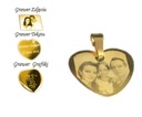 Prívesok Srdce Striebro potiahnuté zlatom GRAWER Obrázky a text Druh Šperkársky výrobok
