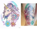 Tatuaż Kaja kolor anime jednorożec unicorn kolor @