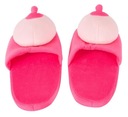 Тапочки Boobs розовые - Мужские плюшевые тапочки 42-45