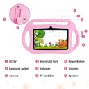 Tablet dla dzieci 7' edukacyjny zestaw zabawek 2+16G różowy Marka inna