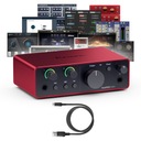 Focusrite Scarlett SOLO 4-го поколения — АУДИО ИНТЕРФЕЙС + пакет программного обеспечения