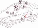 MB C W202 COMMUTATEUR STYKU PORTES AVANT GAUCHES LHD A2028209510photo 10