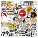 W52 НАКЛЕЙКИ STICKER BOMB НАКЛАДКИ WLEPKI ПОПЕРЕДЖУЮЧІ SMIESZNE PIWO 50SZT  (17895698165) фото min 4