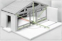 Ротационный лазерный уровень зеленый LaserLiner QUADRUM G 410 S 800 м 4 года