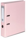 Офисная папка VauPe А4 50 мм пастельно-розового цвета с рычажной фурнитурой