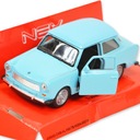 МОДЕЛЬ WELLY 1:34 TRABANT 601 СИНИЙ АВТОМОБИЛЬ