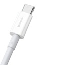 KABEL USB A - USB TYPE C 6A 66W QC FAST CHARGE SZYBKIE ŁADOWANIE BASEUS Kolor biały