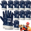 10 перчаток Рабочие перчатки с нитриловым покрытием для смазочных материалов PETRO 10
