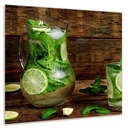 Панель из закаленного стекла 60х50 Кувшин для воды + КЛЕЙ