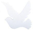 Голубь из пенопласта 40Х40см свадебный OD-GOLAB 40Х40