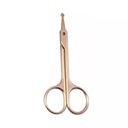 CANPOL BABIES NOŻYCZKI DLA NIEMOWLĄT I DZIECI ZŁOTE ZAOKRĄGLONE