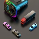 Автомобильное зарядное устройство Bluetooth FM-передатчик PD 20W QC3.0 USB-C LED Manta