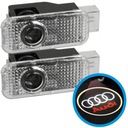 AUDI A3 A4 A5 A6 A7 Q3 Q5 Q7 TT PROYECTOR DIODO LUMINOSO LED LOGOTIPO