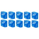 ZESTAW 10 KOSTEK K10 RPG KOŚĆ LODOWA 0-9
