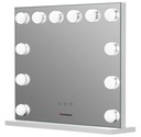 Зеркало для макияжа Humanas со светодиодной подсветкой, 12 белых лампочек