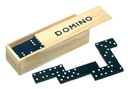 DREWNIANE DOMINO GRA W PUDEŁKU 28 ELEMENTÓW