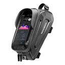 СУМКА ROCKBROS ВЕЛОСИПЕДНАЯ СУМКА С ЧЕХОЛОМ ДЛЯ ТЕЛЕФОНА 1,5 Л БРОНИРОВАННАЯ КАРКАСНАЯ СУМКА