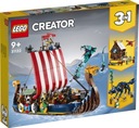 LEGO CREATOR КОРАБЛЬ ВИКИНГОВ И ЗМЕЯ МИДГАРДА 31132