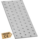 PP13 ПЛОСКИЙ СОЕДИНИТЕЛЬ ПЕРФОРИРОВАННАЯ ПЛАСТИНА OC 100x240