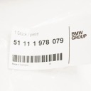 BMW 5 E34 POIGNÉE CADRE DE PLAQUE D'IMMATRICULATION AVANT 51111978079 1978079photo 8