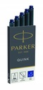 Картриджи для ручек Parker Blue, 5 шт., АКЦИЯ!