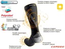 Silné pracovné ponožky SBC Coolmax + ióny striebra Kolekcia Skarpety robocze Haevy Duty